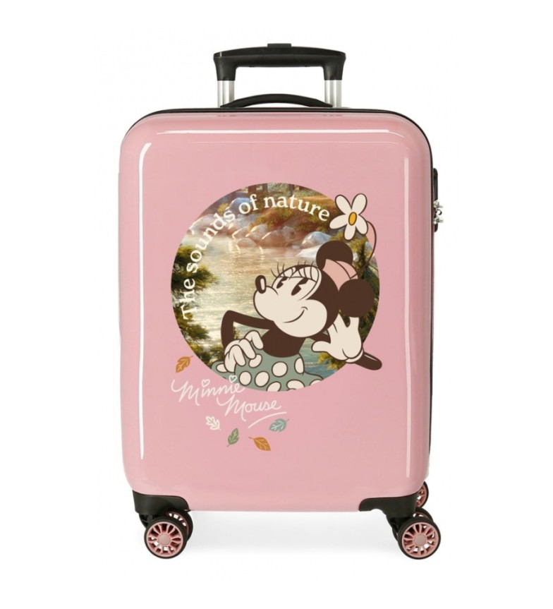 Disney Valigia cabina rigida Minnie The sound of nature 55 cm rosa