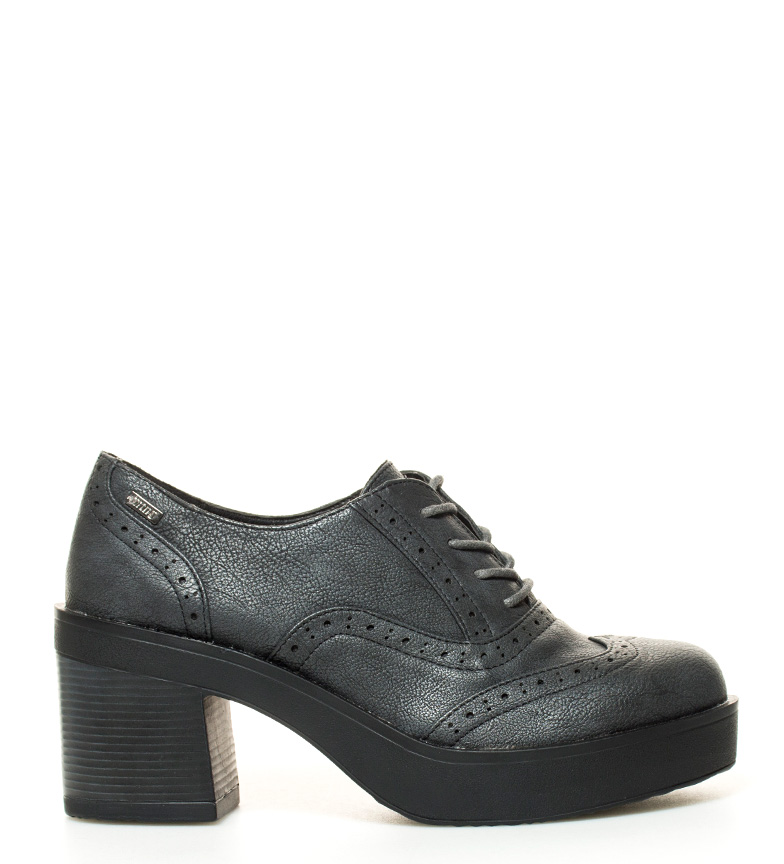 Comprar Negro 8cm Jena Tienda Tacón Altura Zapatos Mustang rwSACqtr