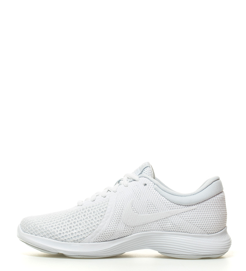 zapatillas cuña nike blancas