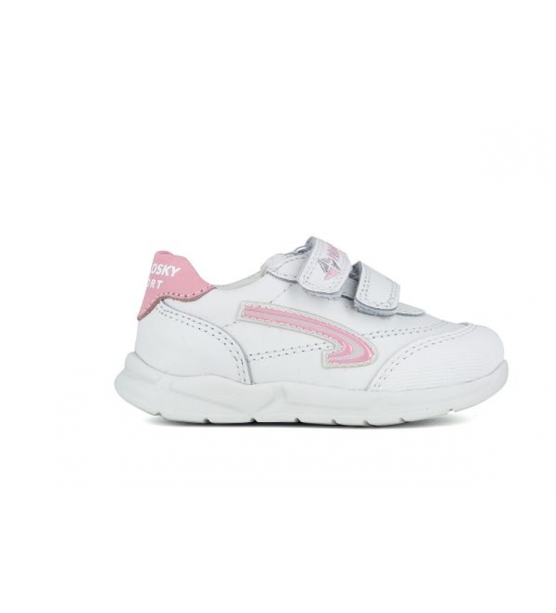 Pablosky Sneakers in pelle 278107 bianco, rosa