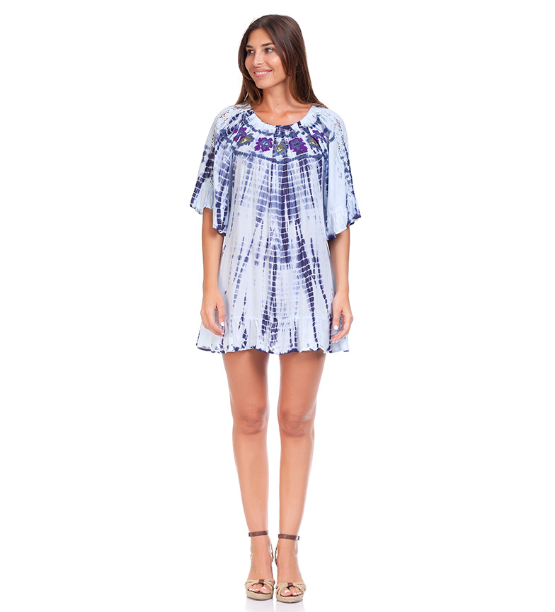 Odi Love Azul And Peace Vestido vm8Nw0nyO