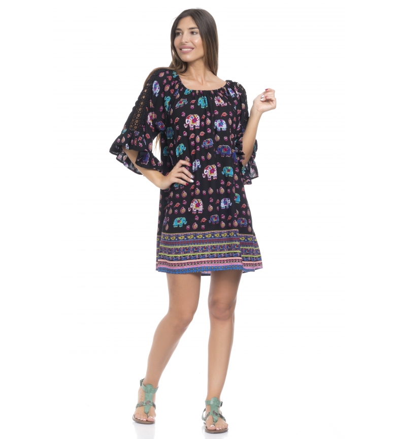 And Negro Vestido Love Bali Peace srdBtxohCQ