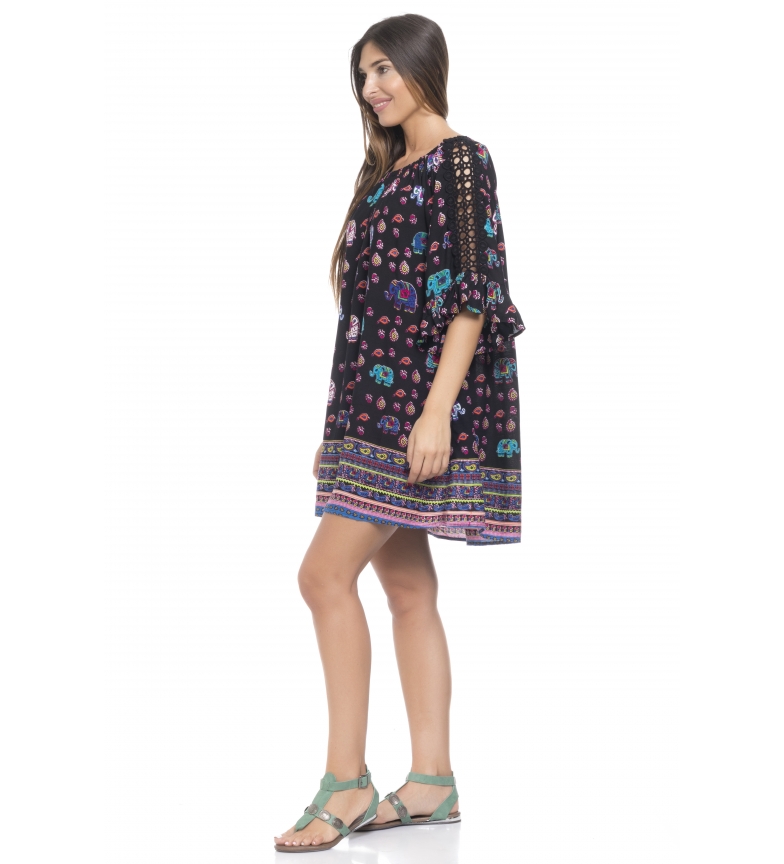 And Negro Vestido Love Bali Peace srdBtxohCQ