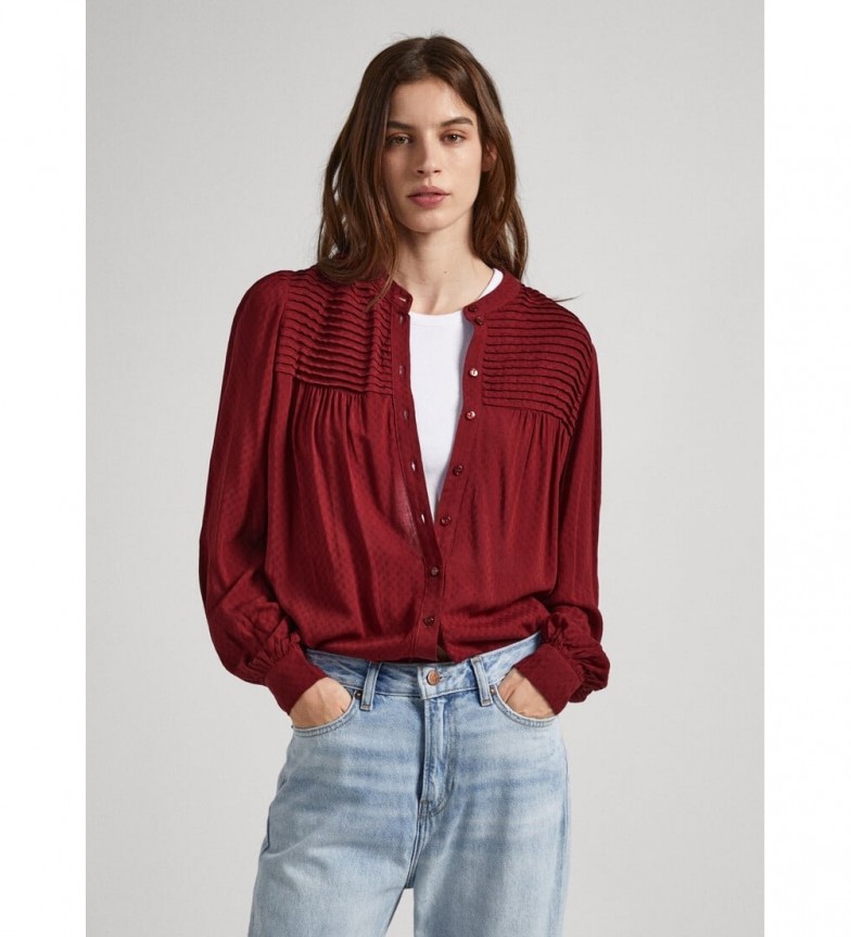 Pepe Jeans Blusa Karol granate Tienda Esdemarca calzado