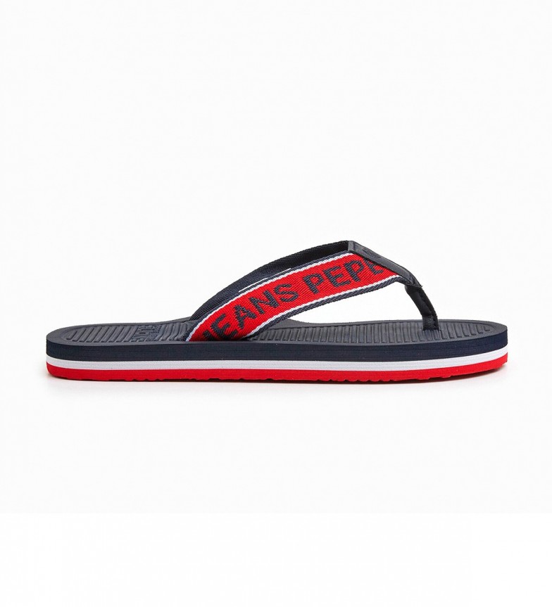 Pepe Jeans Off Beach flip flops navy - ESD Store fashion, footwear and ...