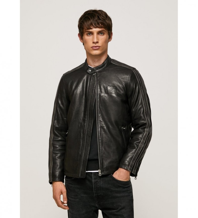 PEPE JEANS Genuine Leather Jacket – Treasured Finds SA