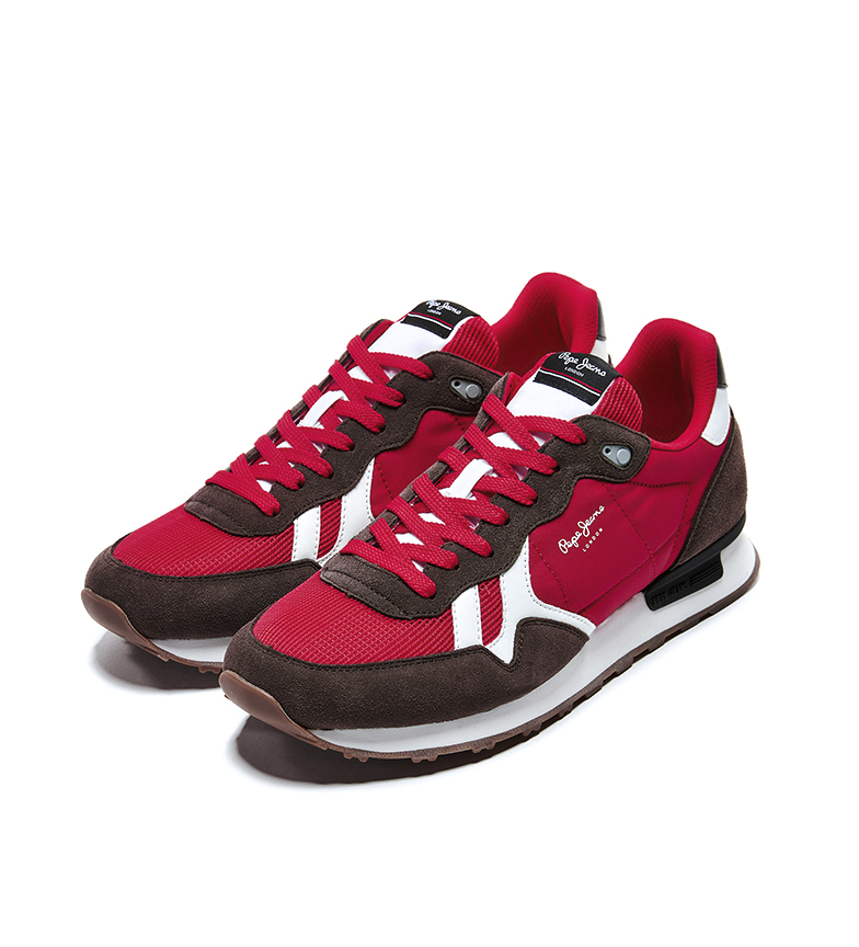 Pepe Jeans Britt Man Basic Shoes rouge - Esdemarca Store mode, chaussures  et accessoires - chaussures de grandes marques et chaussures de créateurs