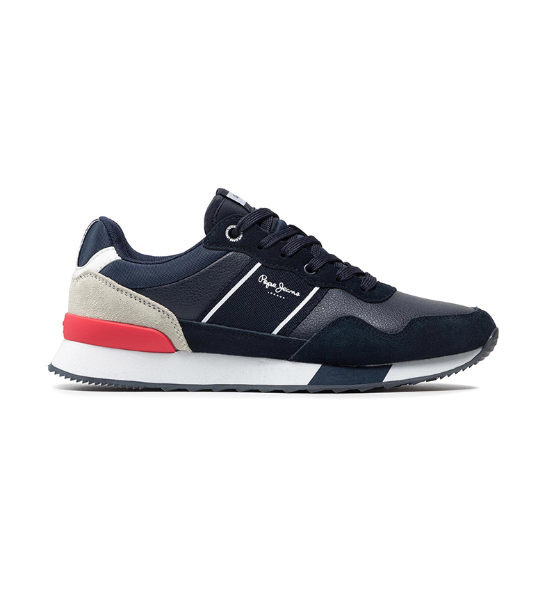 Pepe Jeans Cross 4 Court navy leather sneakers - Esdemarca Store fashion,  footwear and accessories - best brands shoes and designer shoes