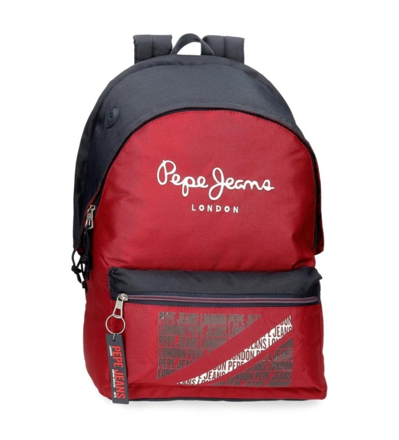 Pepe Jeans Pepe Jeans Clark computer backpack two compartments red ...