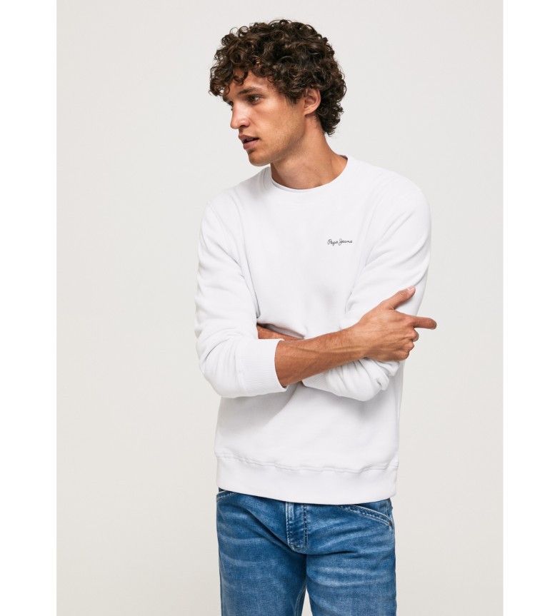 Pepe Jeans Fotodruck Sweatshirt weiß Esdemarca Geschäft für