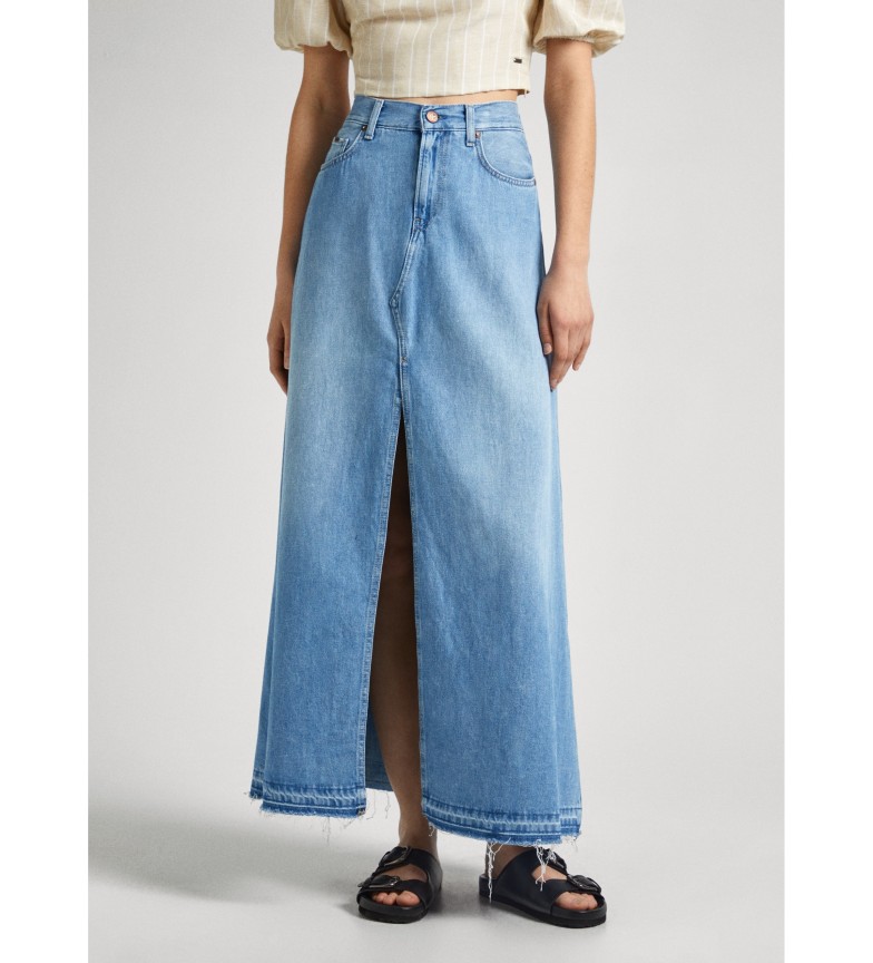 HOT Skirt Jupe Sky Zara Pepe Jeans Jupe En Sky Pepe Jeans