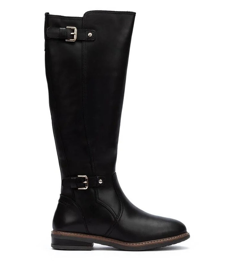 Pikolinos Alday black leather boots