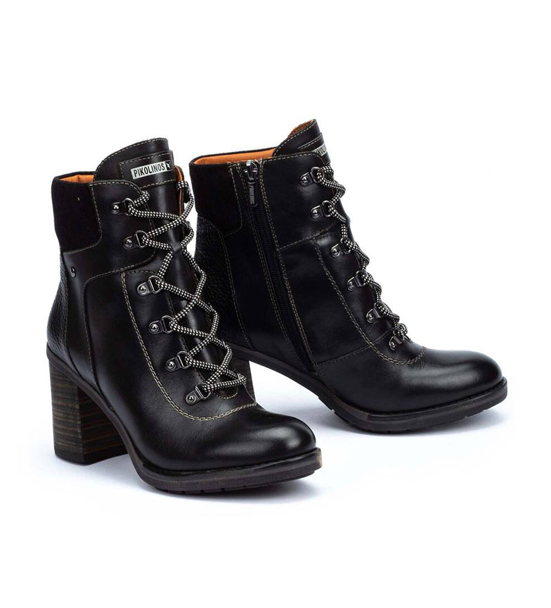 Botines Pikolinos Pompeya W9T-8803 Negro — Zapatoria Zapateria online