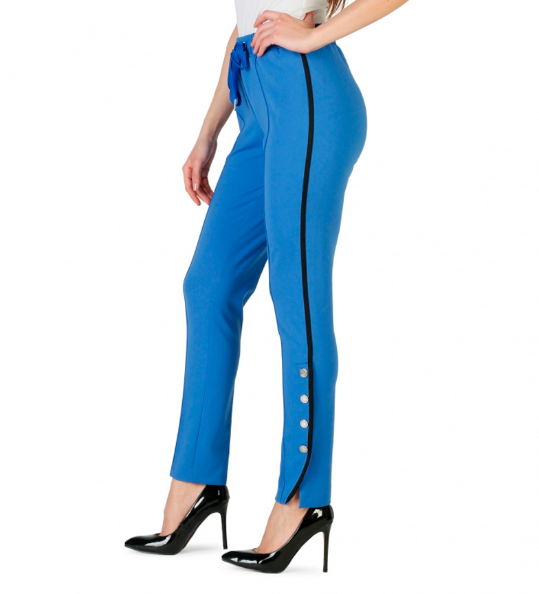 Pinko 6769 Azul 1g12yp Pinko Pantalones Ybf6Ig7yv