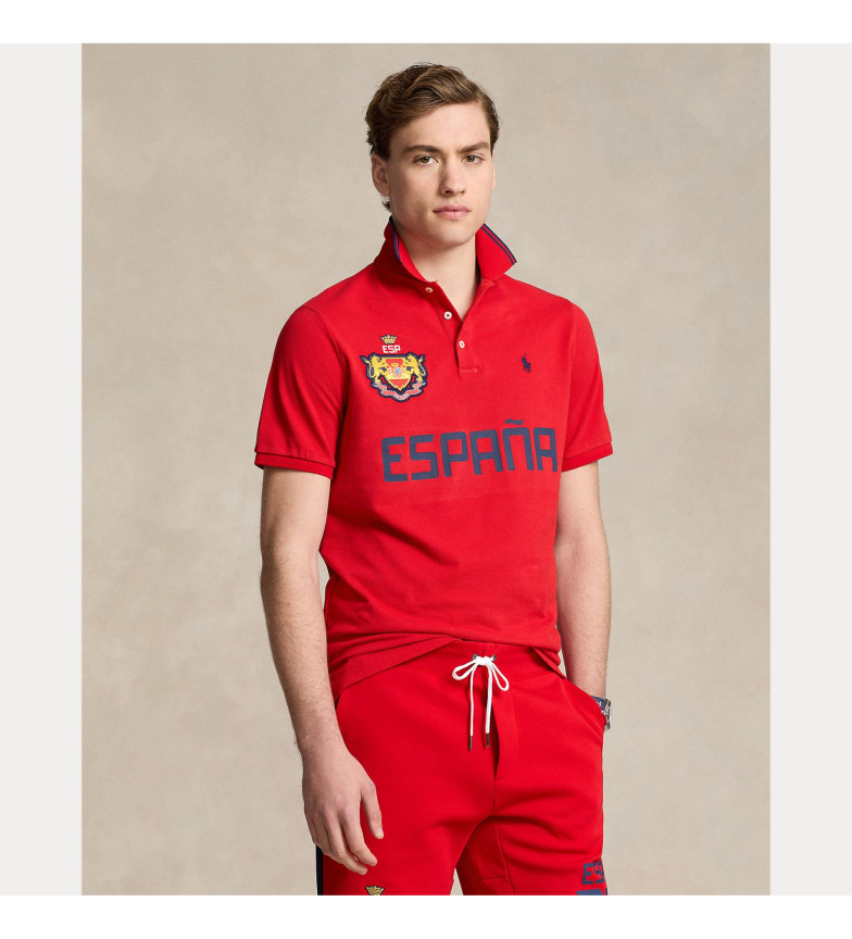 Polo Ralph Lauren Polo Classic Fit España rojo - Tienda Esdemarca 