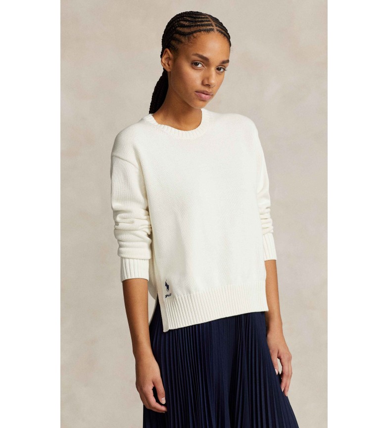 Polo Ralph Lauren Pull beige basique - Esdemarca Store mode, chaussures ...