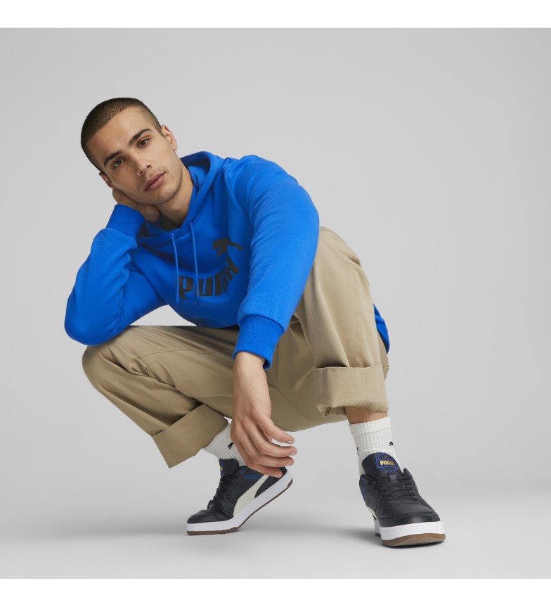 Puma Essentials Big Logo hoodie blue - ESD Store fashion, footwear and  accessories - best brands shoes and designer shoes | 