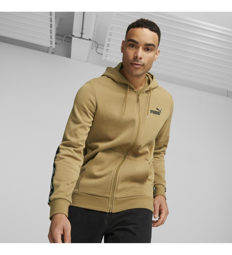 Puma Sweatshirt Essentials+ Tape brown - ESD Store fashion, footwear and  accessories - best brands shoes and designer shoes