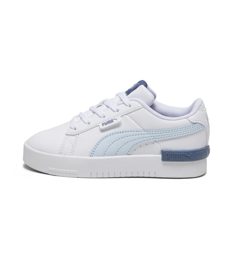 Puma Jada Leather Sneakers white, blue - ESD Store fashion, footwear ...