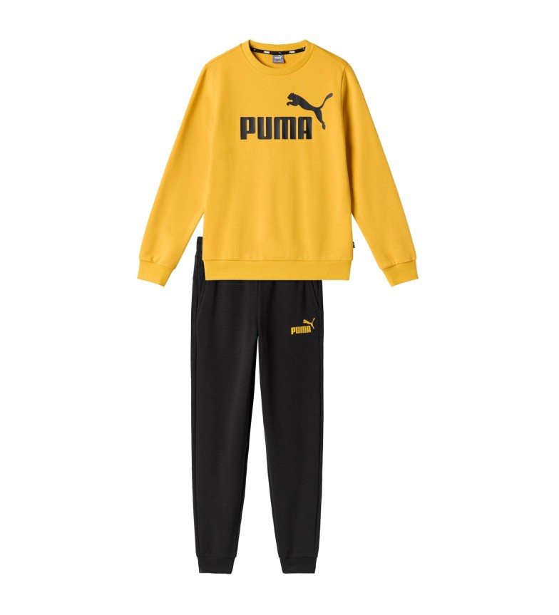 Puma No.1 Logo Sweat Suit Yellow Sizzl D I104 ESD Store fashion