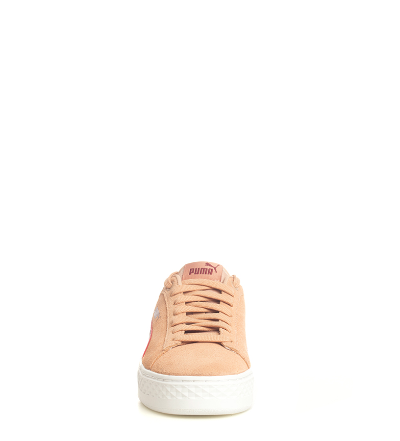Pelle Platform Smash Donna Piattaforma Scarpe Corallo Puma Sd Basso waHSqFxf