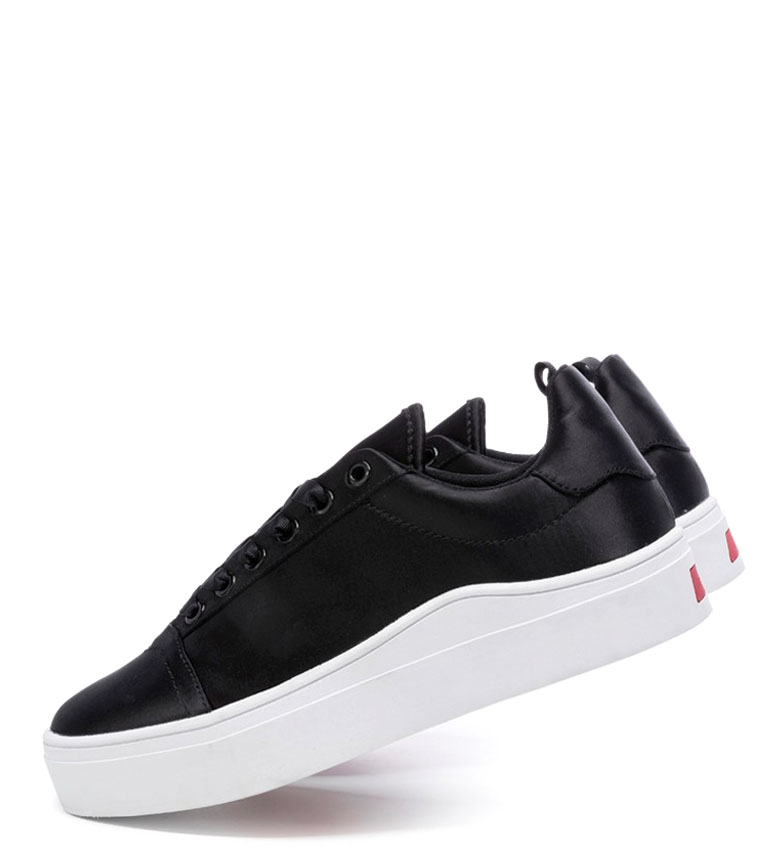Negro Reblle Zapatillas Lovers Wave Raso POiTXZwku