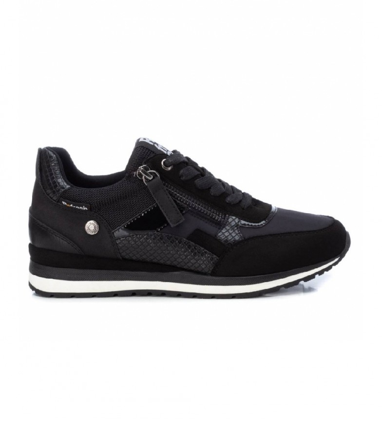 Zapatillas REFRESH Mujer (Piel Sintética - Negro - 41)