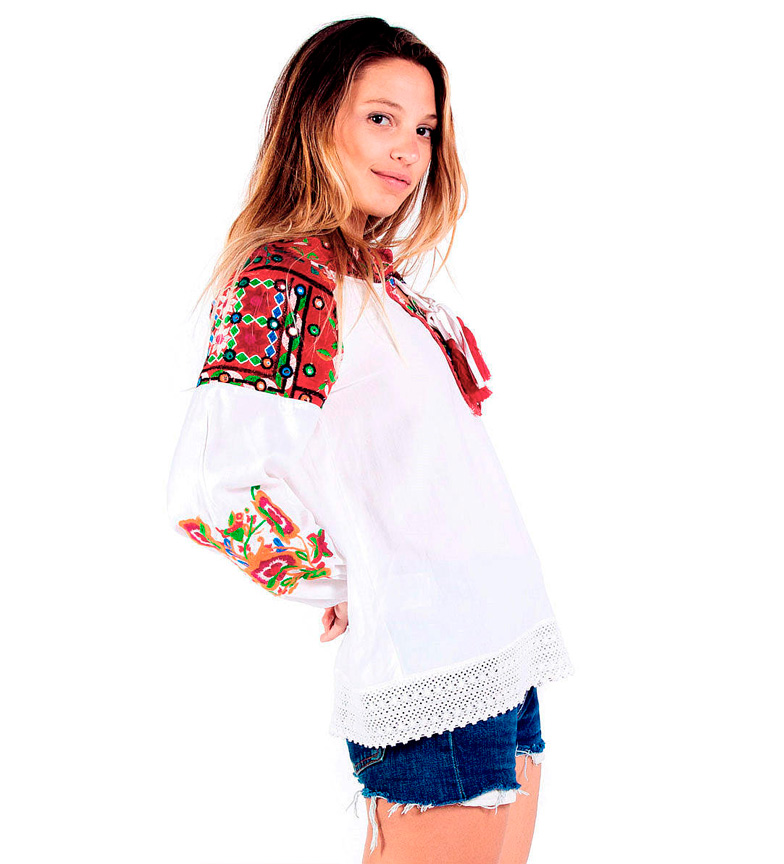 Savage Blanco Culture Blusa Savage Savage Napoles Blusa Napoles Culture Blanco DIHW2E9Y