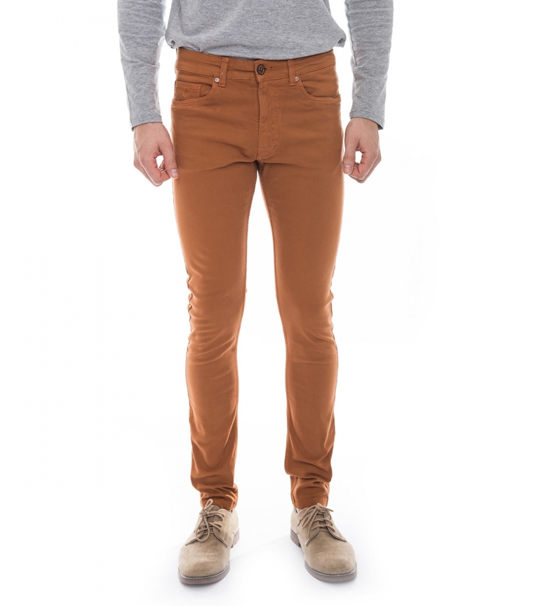 Pantaln Naranja Six Valves Harolt Skinny edCxEQrBoW