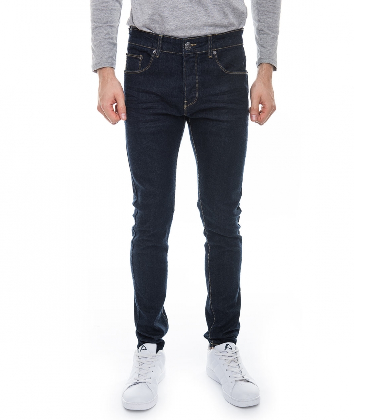 Denim Wim Valves Pantaln Six Negro kX08ZONnwP
