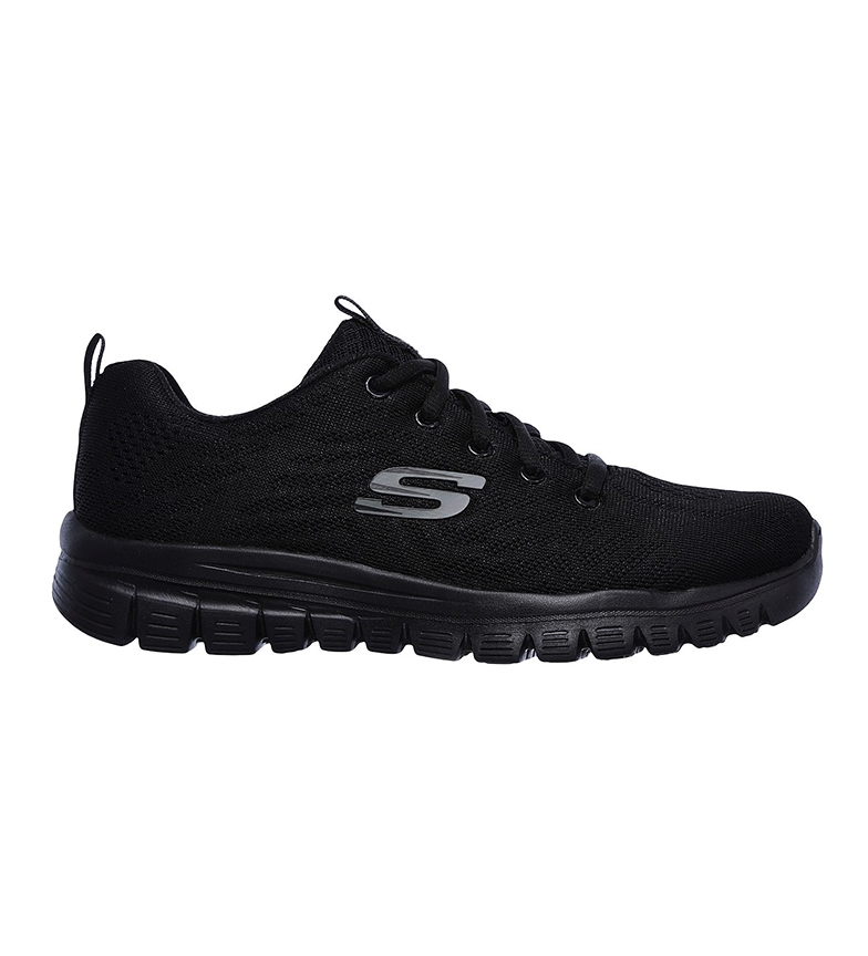 Skechers Zapatillas Graceful Get Connected negro con Memory Foam - Esdemarca calzado, moda y complementos - zapatos de marca y zapatillas de marca