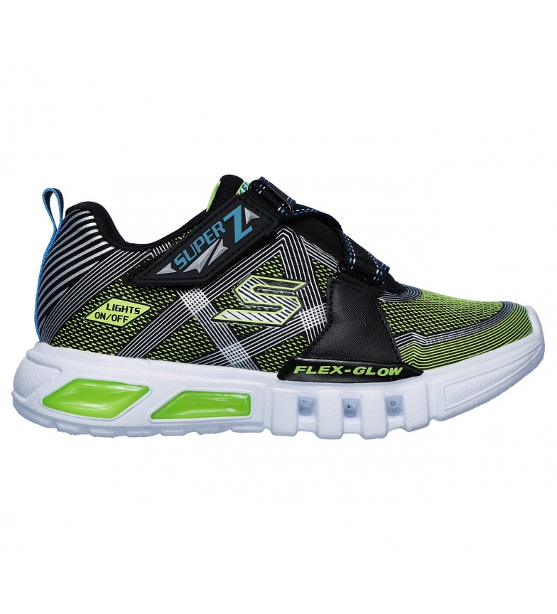 Skechers Flex-Glow Shoes - Parrox black, green - Esdemarca Store fashion,  footwear and accessories - best brands shoes and designer shoes