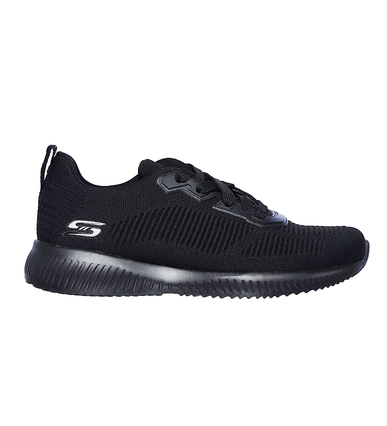 Skechers Bobs Sport Squad Tough Talk Shoes black - ESD Store