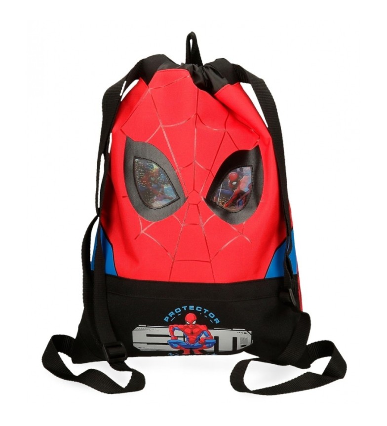 Disney Spiderman Protector red bag backpack -30x40x0,5cm - ESD Store  fashion, footwear and accessories - best brands shoes and designer shoes