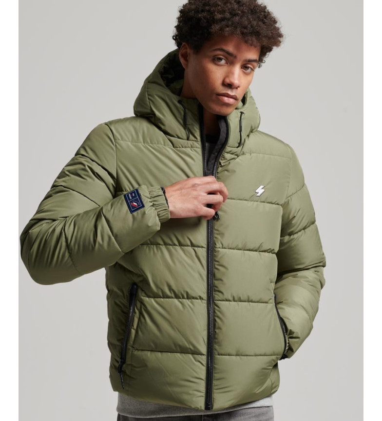 Superdry Cazadora Harrington clásica verde - Tienda Esdemarca calzado, moda  y complementos - zapatos de marca y zapatillas de marca