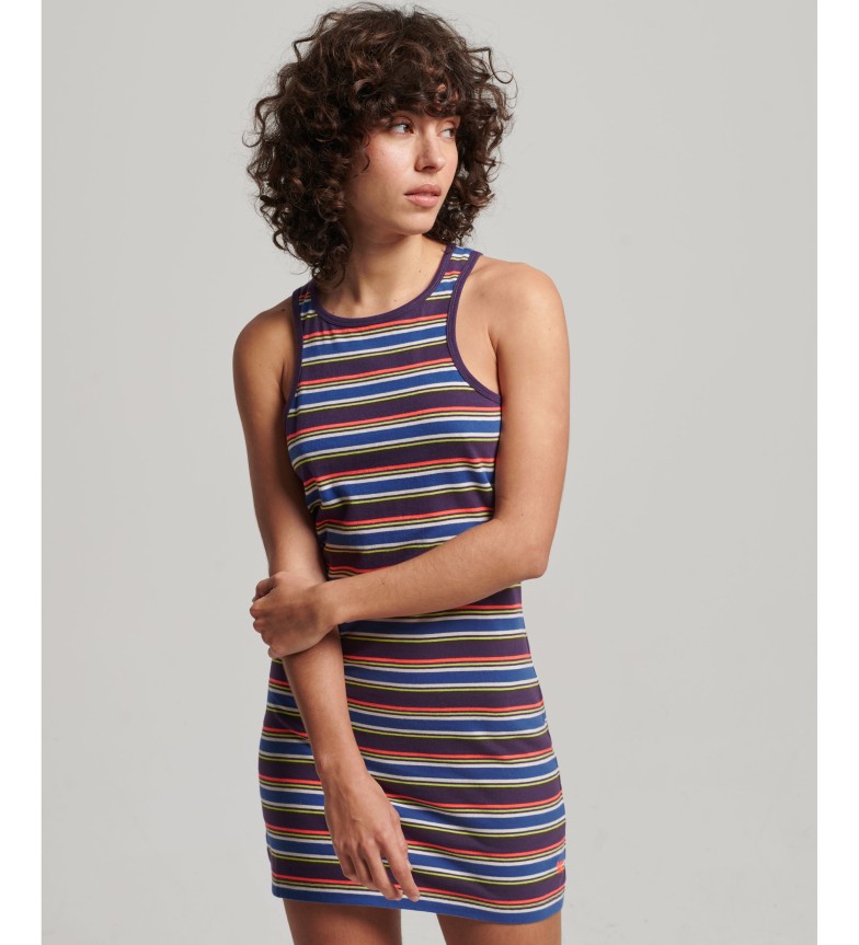 Superdry outlet stripe dress