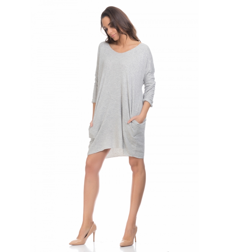 Gris De Tantra Vestido Vestido Tantra Punto Punto Punto Gris De De Vestido Tantra OiXTZkPu