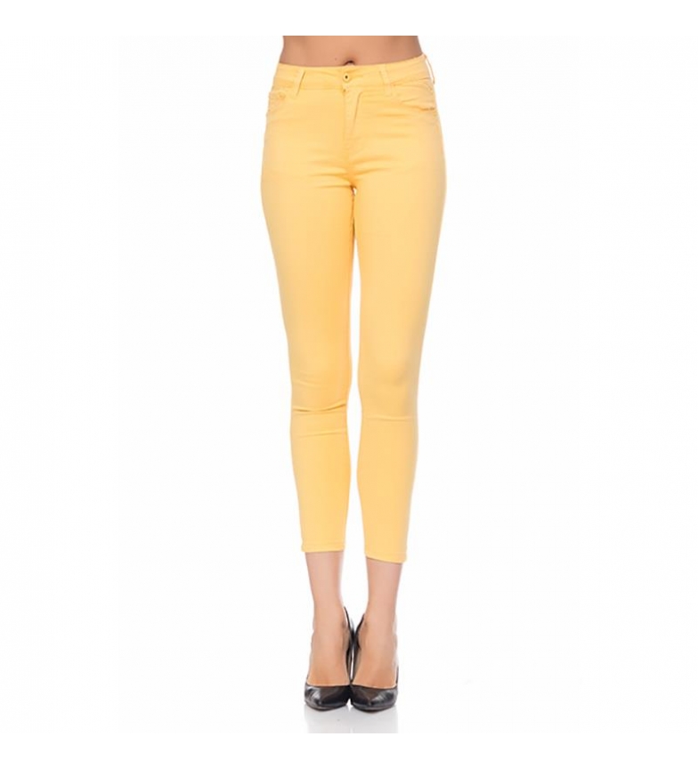 Tantra Jeans 5 Tantra Bolsillos Bolsillos Amarillo 5 Jeans Ybyv6gIf7m