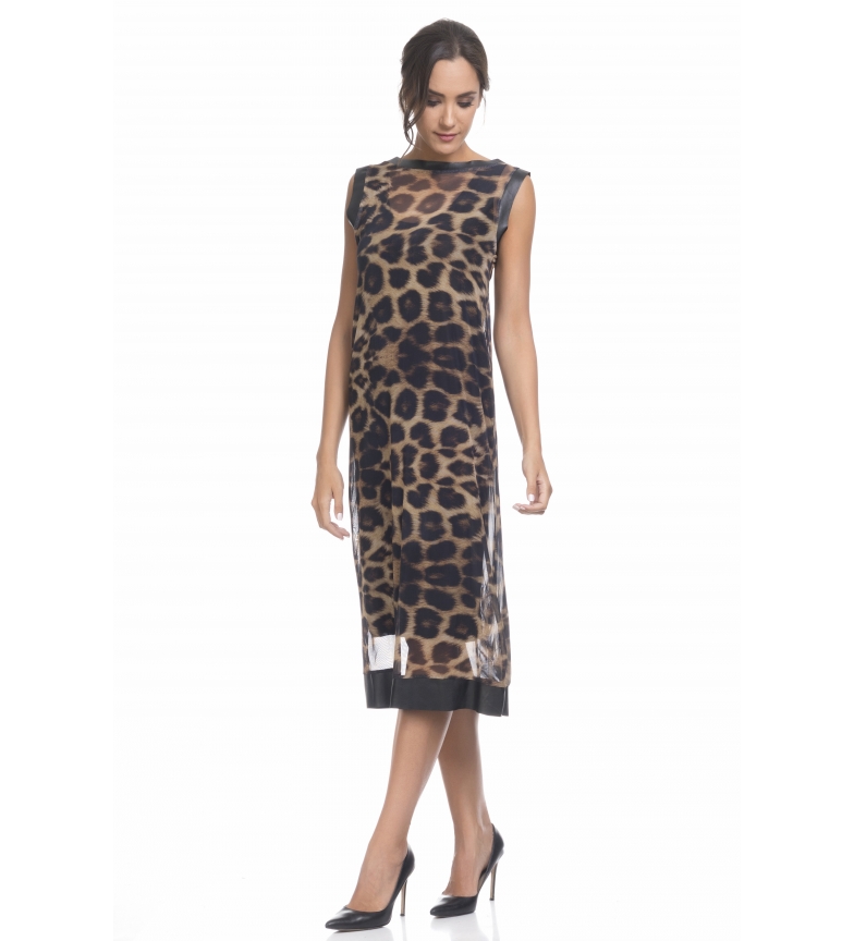 Animal Animal Print Tantra Vestido Vestido Vestido Tantra Print Tantra TlK1F5c3uJ