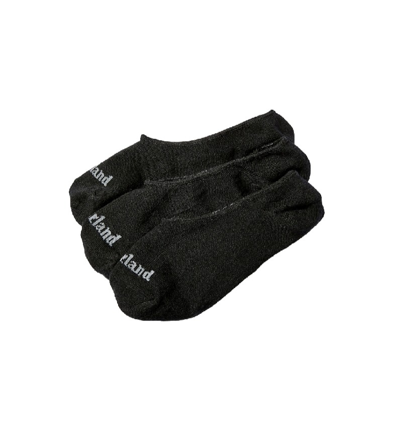 Timberland Confezione da 3 calzini Core Invisible Sock W Gripper neri