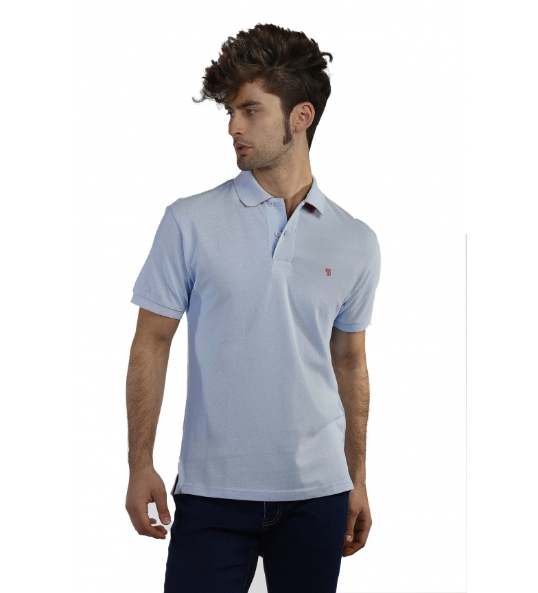 Polo Bsico Celeste Of Time Bocha srdotBQxhC