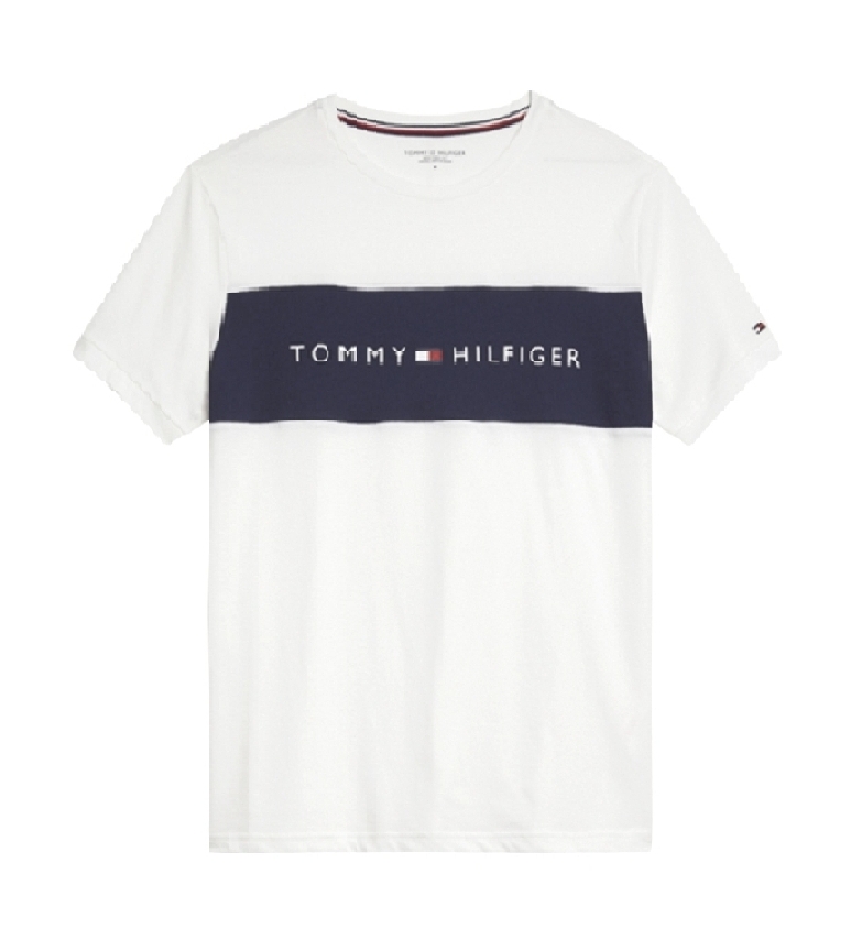 Tommy Hilfiger T-shirt CN SS Logo Flag blanc