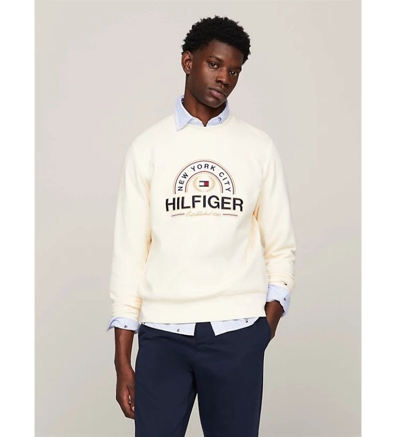 Tommy Hilfiger Flag Icon sweatshirt with white graphic - Esdemarca ...