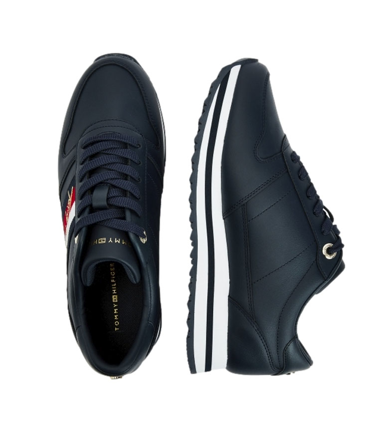 Tommy Hilfiger Th Signature Runner sapatos de couro da marinha - Esdemarca  Loja moda, calçados e acessórios - melhores marcas de calçados e calçados  de grife