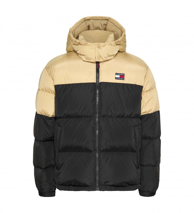 Tommy Jeans Gold black down coat