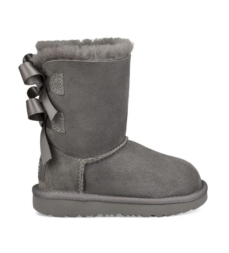 UGG Botas de piel Bailey Bow IIB gris - Tienda Esdemarca calzado, moda y complementos - zapatos de y zapatillas de marca