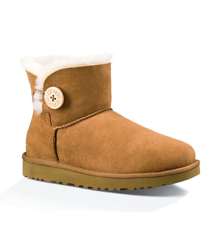 ugg button camel