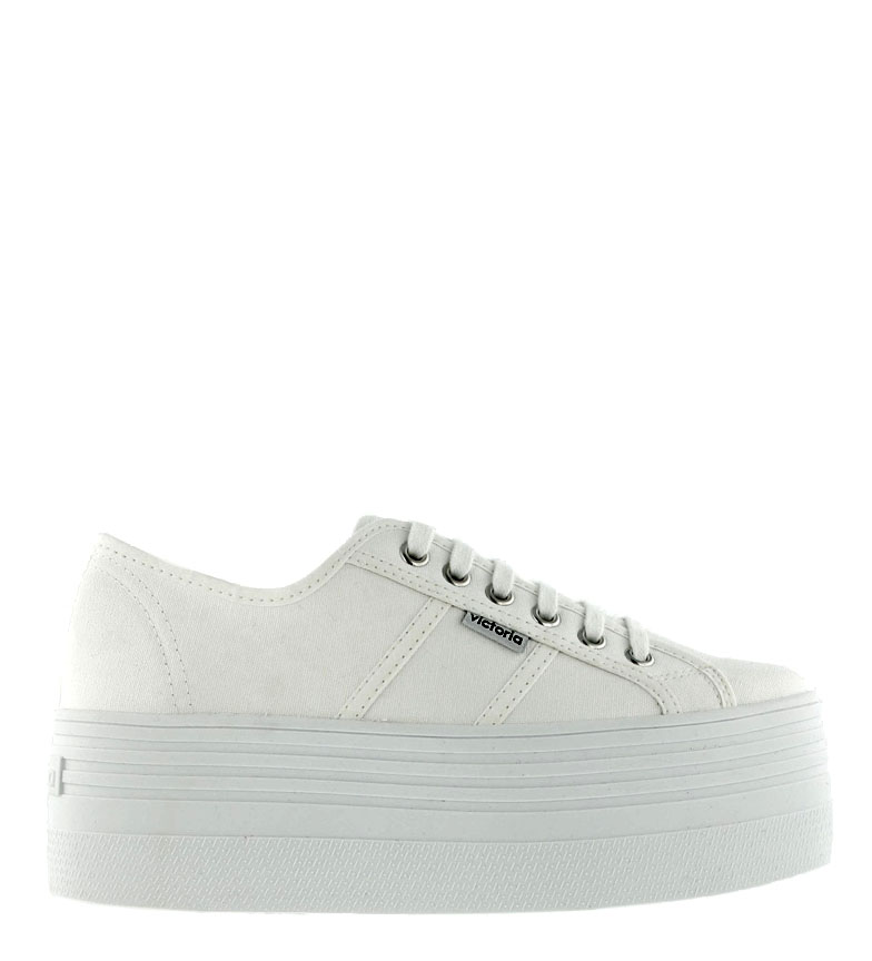 Blancoaltura 8cm Zapatillas Victoria Barcelona Plataforma5 MzSUVp