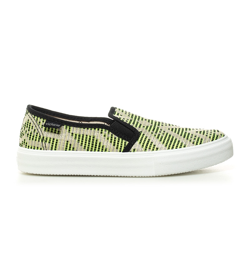 Fluor Victoria Slip On Lurex Amarillo DHE2W9eIY
