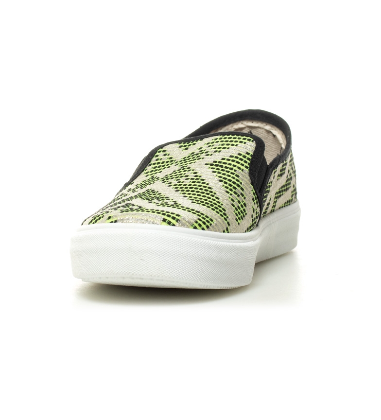 Fluor Victoria Slip On Lurex Amarillo DHE2W9eIY
